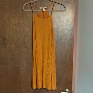 Forever 21 Yellow Spaghetti Strap Mini Dress